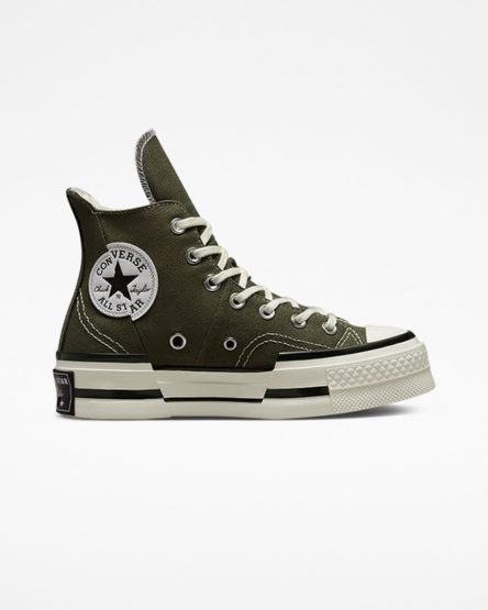 Tenisky Vysoke Converse Chuck 70 Plus Damske Olivovo Zelená Čierne | SK KDRSL1